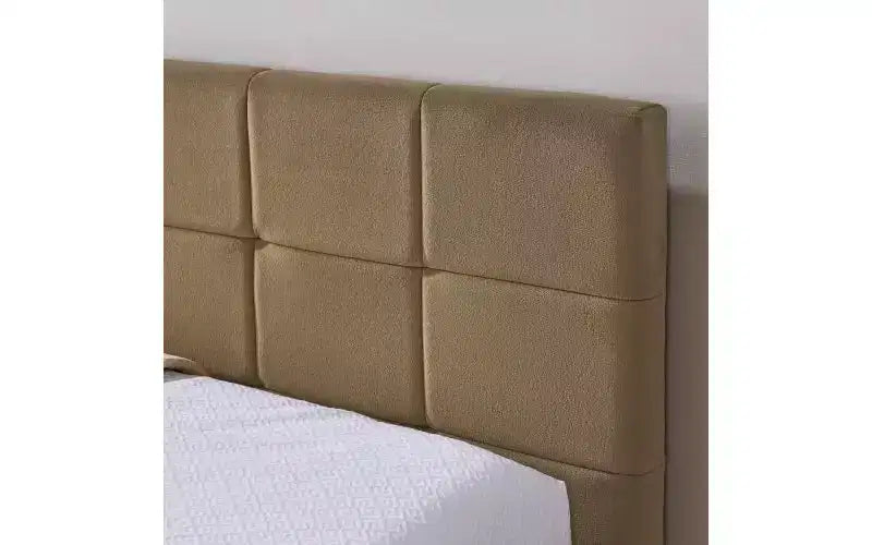 Lettino da giorno matrimoniale in velluto TUYOHW Mid-Century, divano letto imbottito con struttura in legno di eucalipto, letto trapuntato con testiere