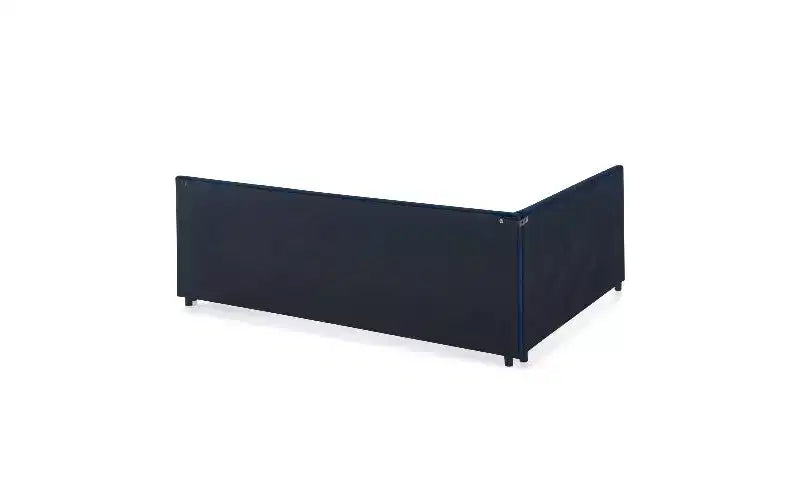 Divano letto in velluto TUYOHW Mid-Century, struttura del divano letto imbottito con piattaforma in legno di eucalipto, letto matrimoniale trapuntato con testiere