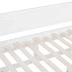 Luxystar Moderno Divano Letto in Legno con Letto Estraibile e 2 Cassetti Contenitori per il Soggiorno