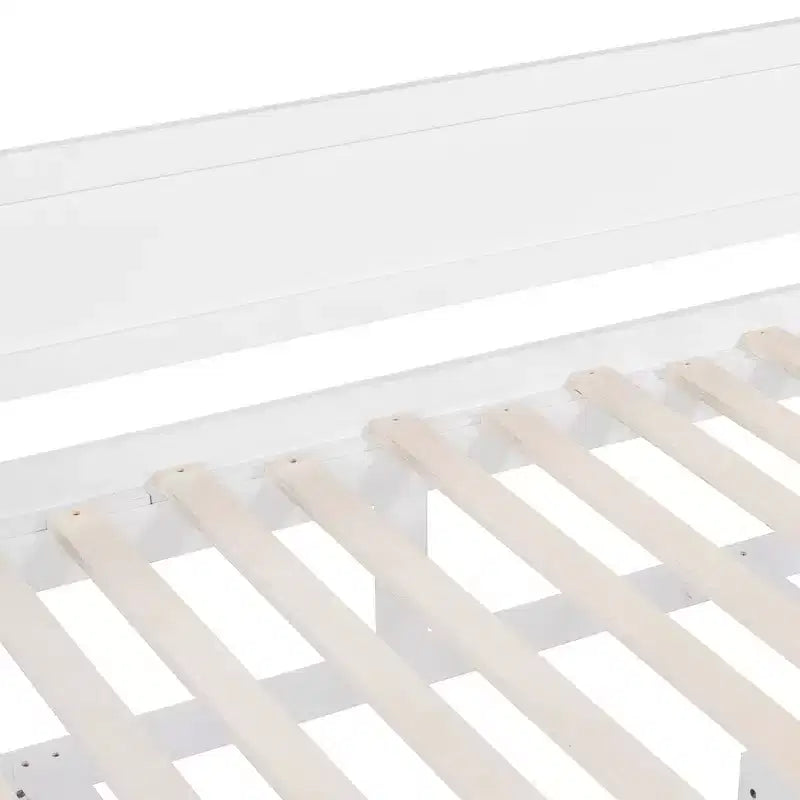 Luxystar Moderno Divano Letto in Legno con Letto Estraibile e 2 Cassetti Contenitori per il Soggiorno
