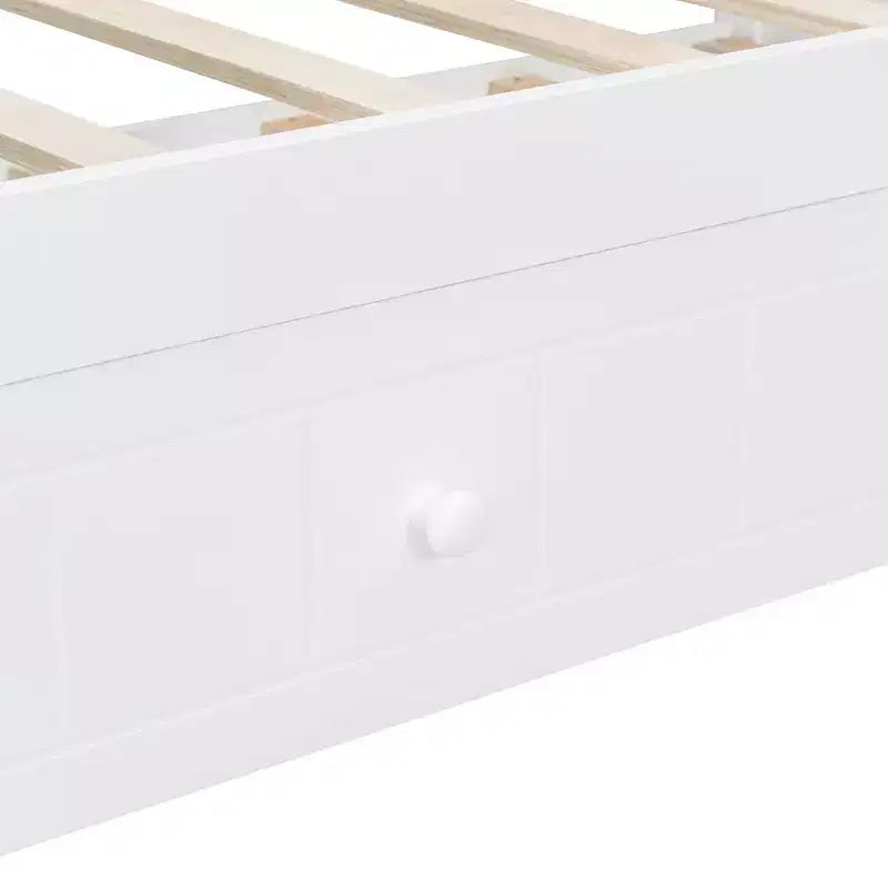 Letto da giorno matrimoniale Luxystar con letto estraibile e baldacchino