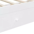 Letto da giorno matrimoniale Luxystar con letto estraibile e baldacchino