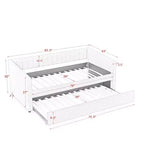 GDFStudio Scarlett Divano Letto Imbottito con Letto Estraibile, Divano Letto con Schienale a Righe Verticali