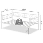 Telaio per divano letto, Telaio per divano letto in metallo, Doghe in metallo resistente, Divano letto per soggiorno, camera da letto, camera degli ospiti, salvaspazio
