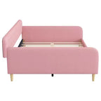 Letto a giorno matrimoniale moderno imbottito in lino Luxystar