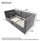 Divano letto singolo imbottito, Struttura letto singolo con contenitore idraulico, Struttura letto divano in velluto con schienale trapuntato