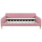 Divano letto imbottito in lino Luxystar Modern Full Size