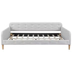 Divano letto imbottito in lino Luxystar Modern Full Size