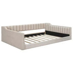 Daybed moderno Luxystar in velluto con tasche laterali