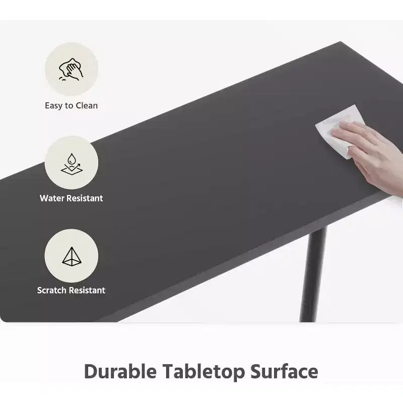 LAUSAINT HOME Set bar da esterno 3 pezzi Tavolo da bar e sedie da patio Schienale ergonomico
