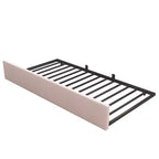 Bellemave Letto a Giorno Singolo in Velluto Imbottito con Letto Estraibile, Struttura Divano Letto Multifunzionale per Camera da Letto e Soggiorno.