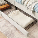Bellemave Divano letto con 2 cassetti portaoggetti sotto il letto, divano letto regolabile in velluto per soggiorno e camera da letto