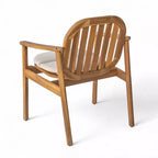 Christopher Knight Home Priya Set da pranzo da esterno 7 pezzi in legno di acacia con tavolo rettangolare a doghe in stile rustico