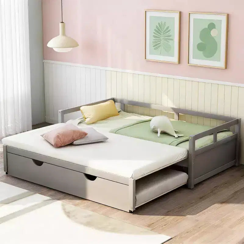 Luxystar Letto a Giorno Moderno da Una Piazza e Mezza a Due Piazze con Letto Estraibile