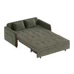 Divano Letto Convertibile In Tessuto Con Contenitore Luck Live 62.9, Divano Letto Con Rivestimento In Legno Massello Per Soggiorni E Appartamenti Di Piccole Dimensioni