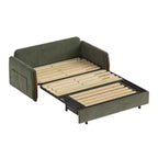 Divano Letto Convertibile In Tessuto Con Contenitore Luck Live 62.9, Divano Letto Con Rivestimento In Legno Massello Per Soggiorni E Appartamenti Di Piccole Dimensioni