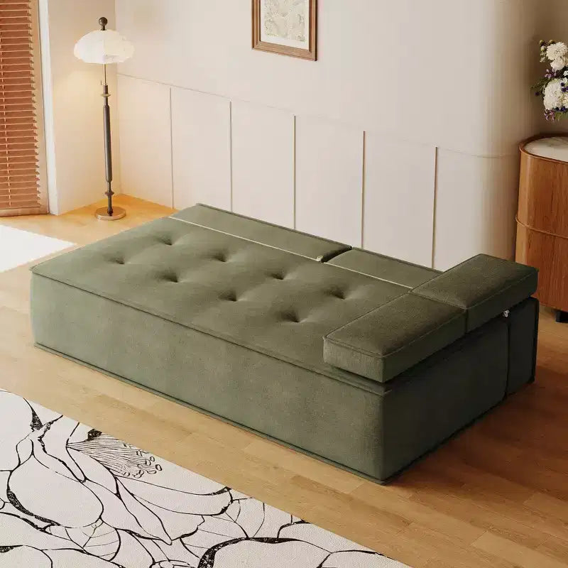 Luck Live 79 Divano Letto Moderno Multifunzionale in Tessuto, Divano Convertibile con Cuscino in Schiuma di Supporto per Appartamento e Monolocale