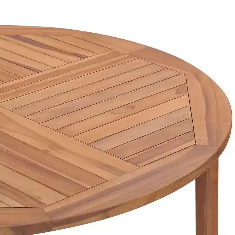vidaXL Tavolo da Giardino Teak Legno Massello di Teak Resistente