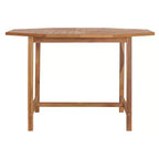 vidaXL Tavolo da Giardino Teak Legno Massello di Teak Resistente