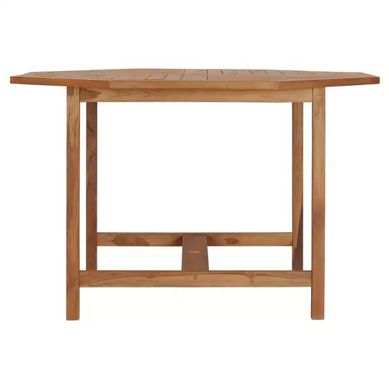 vidaXL Tavolo da Giardino Teak Legno Massello di Teak Resistente