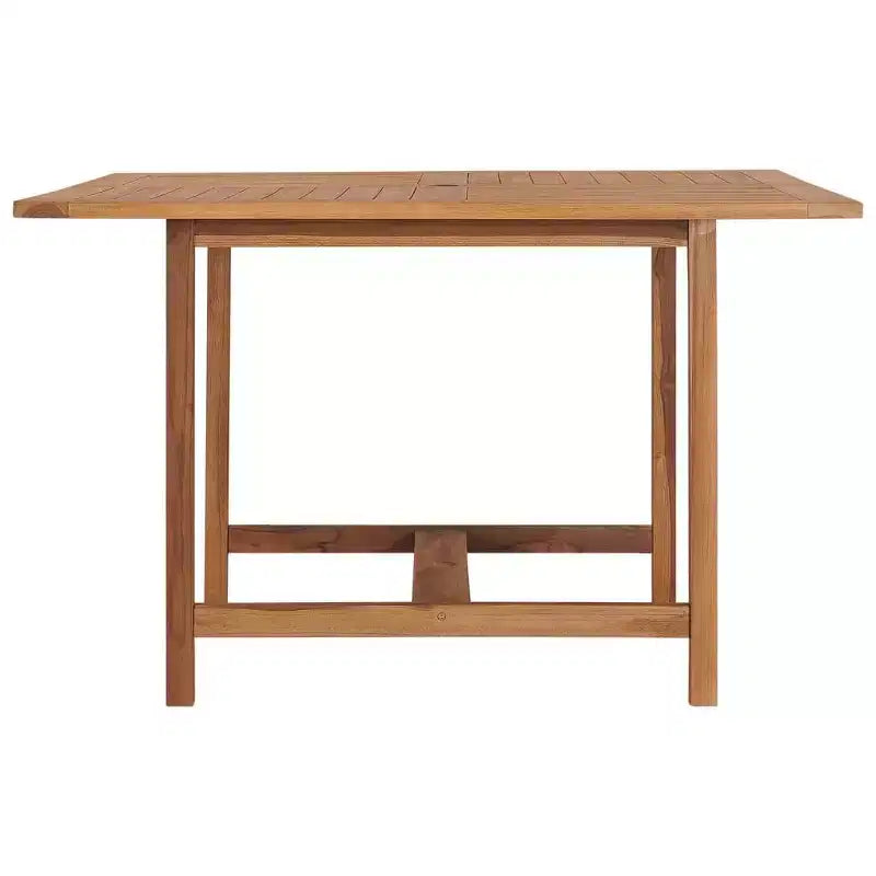 vidaXL Tavolo da Giardino Teak Legno Massello di Teak Resistente