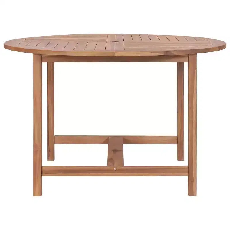 vidaXL Tavolo da Giardino Teak Legno Massello di Teak Resistente