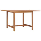 vidaXL Garden Dining Table Teak Solid Teak wood Medium Durable