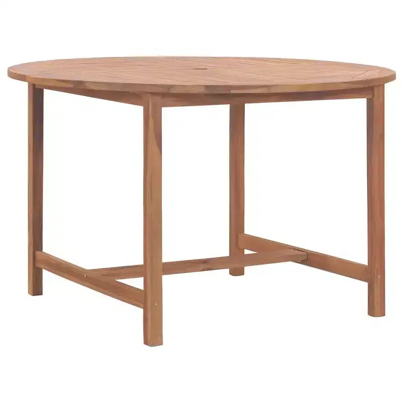 vidaXL Tavolo da Giardino Teak Legno Massello di Teak Resistente