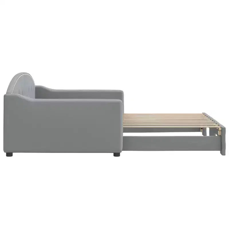 vidaXL Letto a Una Piazza e Mezza Moderno con Letto Estraibile - Soluzione Versatile Multifunzione per Seduta e Riposo