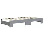 vidaXL Letto a Una Piazza e Mezza Moderno con Letto Estraibile - Soluzione Versatile Multifunzione per Seduta e Riposo