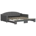 vidaXL Letto a Una Piazza e Mezza Moderno con Letto Estraibile - Soluzione Versatile Multifunzione per Seduta e Riposo
