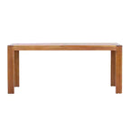 Christopher Knight Home Hildegard Tavolo da pranzo moderno per esterni in legno massello di acacia a doghe