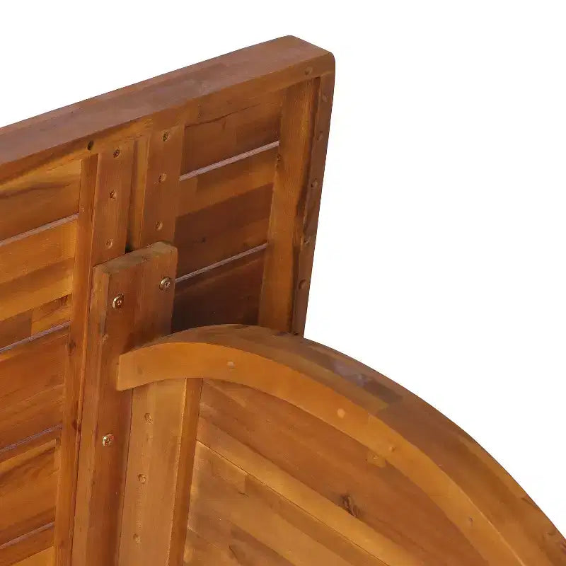 Christopher Knight Home Pakorn Tavolo da pranzo moderno rettangolare da esterno in legno di acacia con design a doghe