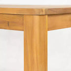 Christopher Knight Home Thitipong - Tavolo da pranzo rettangolare moderno da patio con doghe e foro per ombrellone
