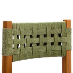 Christopher Knight Home Elvira Set da pranzo in 7 pezzi rustico per esterni in vimini intrecciato e legno di acacia