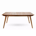 Christopher Knight Home Elvira Set da pranzo in 7 pezzi rustico per esterni in vimini intrecciato e legno di acacia