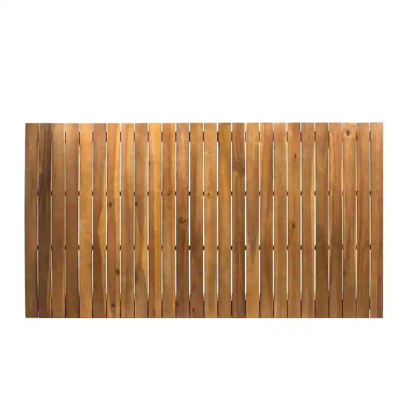 Christopher Knight Home Elvira Set da pranzo in 7 pezzi rustico per esterni in vimini intrecciato e legno di acacia