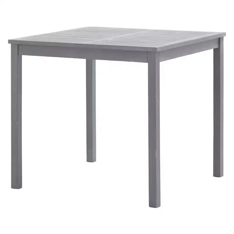 vidaXL Tavolo da Giardino in Legno Massello di Acacia per Esterni - Grigio