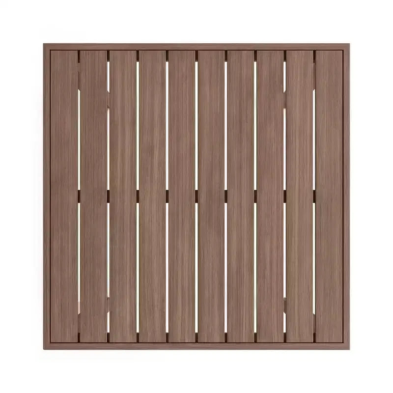 Set da patio in alluminio Martha Stewart Bedford da 3 pezzi, 2 sgabelli da bar con cuscini, tavolo da patio quadrato da 35,5