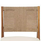 Christopher Knight Home Zola, set da pranzo moderno da 6 pezzi per patio, con sedie in acacia, schienale in vimini e tavolo a doghe