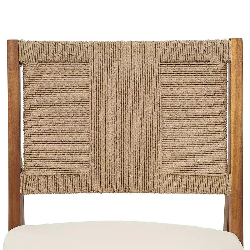 Christopher Knight Home Zola, set da pranzo moderno da 6 pezzi per patio, con sedie in acacia, schienale in vimini e tavolo a doghe