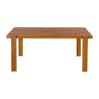 Christopher Knight Home Farhan Tavolo da pranzo rettangolare moderno da patio con design a doghe