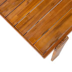 Christopher Knight Home Farhan Tavolo da pranzo rettangolare moderno da patio con design a doghe