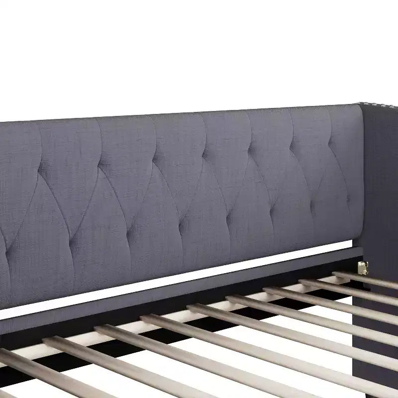Christopher Knight Home Divano Letto Drake imbottito in Legno XL Singolo con due Cassetti