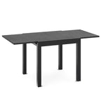 Tavolo da pranzo espandibile Costway Patio 31,5-63 Rettangolare regolabile in alluminio resistente alle intemperie per esterni da 4-6 persone