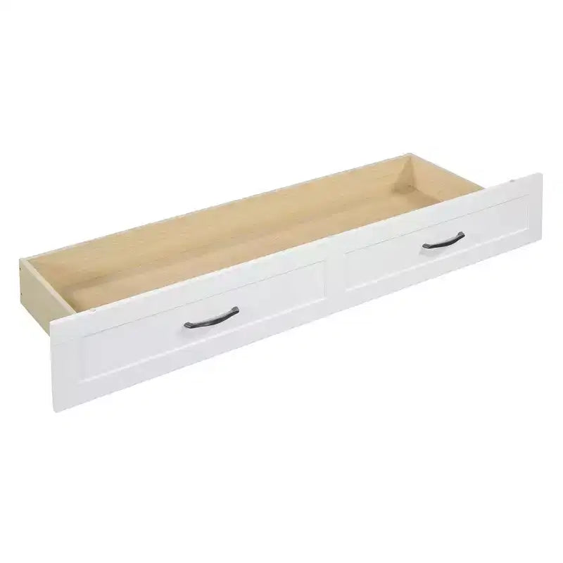 Letto a scomparsa Luxystar Modern Queen in Rattan con Ampio Cassetto per Soggiorno e Camera degli Ospiti
