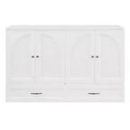Letto a scomparsa Luxystar Modern Queen in Rattan con Ampio Cassetto per Soggiorno e Camera degli Ospiti