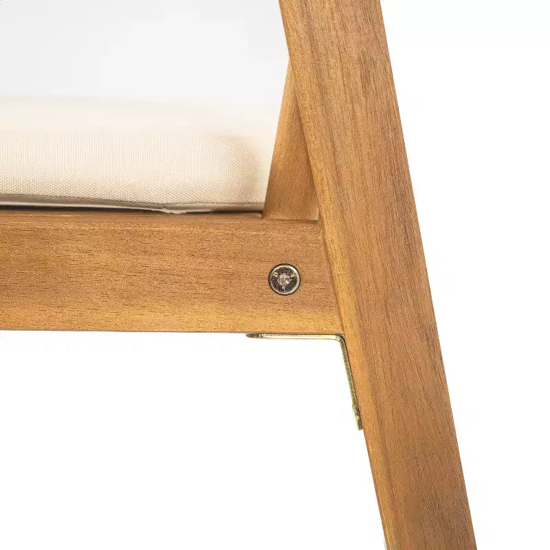 Set da pranzo moderno Christopher Knight Home Andika a 7 pezzi in legno di acacia con schienale in corda e tavolo a doghe