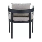 Christopher Knight Home Elko Set Moderno da 7 Pezzi Tavolo da Pranzo da Esterno con Doghe in Legno di Acacia con Sedie in Alluminio e Cuscini