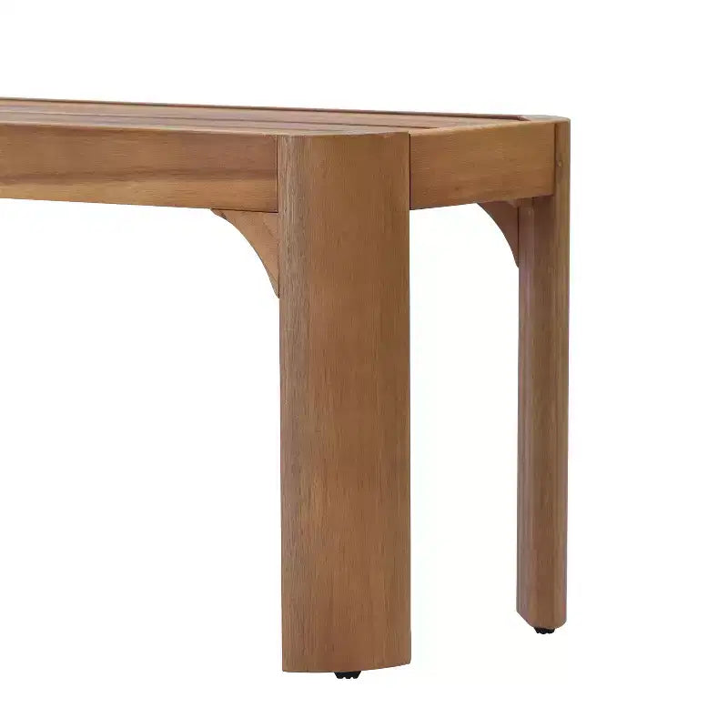 Christopher Knight Home Bao Set da Pranzo Moderno a 3 Pezzi per Patio in Legno di Acacia con Design a Doghe
